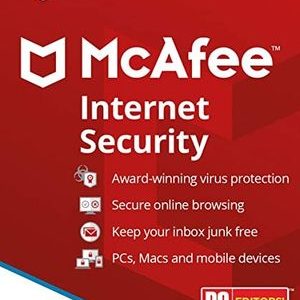 McAfee Internet Security 2020 3 Devices 1 Year Key GLOBAL