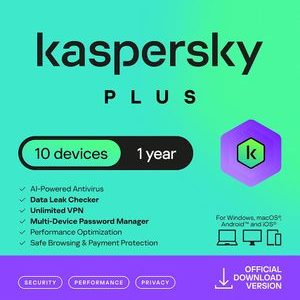 Kaspersky Plus (1 Year / 10 Devices) Key EUROPE