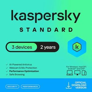 Kaspersky Standard (2 Years / 3 Devices) Key UNITED KINGDOM/IRELAND