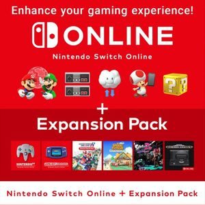 Nintendo Switch Online 12 Month Individual Membership + Expansion Pack eShop Key EUROPE digital key global