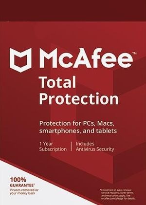McAfee Total Protection 1 Device - 10 Years McAfee Key GLOBAL