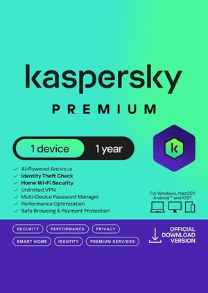 Kaspersky Premium (1 Year / 1 Device) Key UNITED KINGDOM/IRELAND