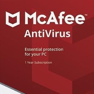 McAfee AntiVirus (2023) 1 Device 1 Year McAfee Key GLOBAL