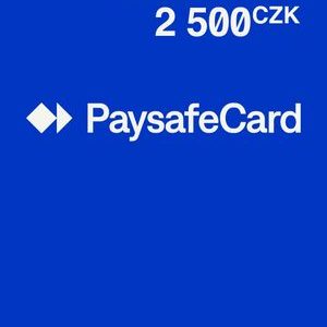 PaysafeCard Classic 2500 CZK Voucher CZECH REPUBLIC ps5