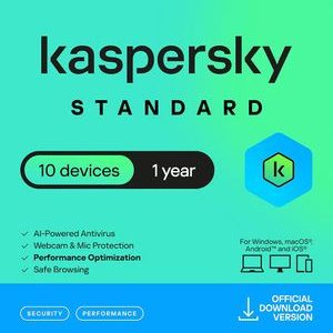 Kaspersky Standard (1 Year / 10 Devices) Key UNITED KINGDOM/IRELAND